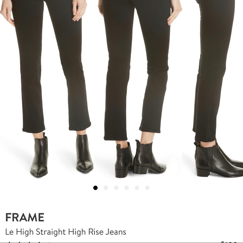 Le Straight high rise jeans